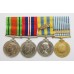 WW2 and Korean War Mentioned in Despatches Medal Group of Four - Capt. R.R. Birch, Royal Electrical & Mechanical Engineers