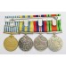 WW2 and Korean War Mentioned in Despatches Medal Group of Four - Capt. R.R. Birch, Royal Electrical & Mechanical Engineers