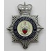 North Wales Police (Heddlu Gogledd Cymru) Enamelled Cap Badge - Queen's Crown