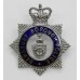 Dewsbury Borough Police Senior Officer's Enamelled Cap Badge - Queen's Crown