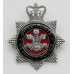 Dyfed-Powys Heddlu Police Senior Officer's Enamelled Cap Badge - Queen's Crown