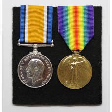 WW1 British War & Victory Medal Pair - L.A.C. E.T. Heaver, Royal Air Force