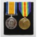 WW1 British War & Victory Medal Pair - L.A.C. E.T. Heaver, Royal Air Force