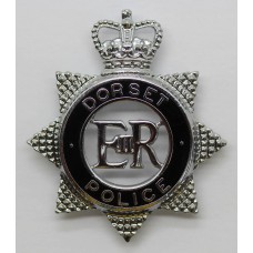 Dorset Police Senior Officer's Enamelled Cap Badge - Queen's Crown