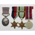 WW2 Distinguished Flying Medal (Immediate Award) Group with Log Book & Documents – Sgt. (Air Gunner) L.R. Wright, No.156 (Pathfinder) Sqdn. Royal Air Force Volunteer Reserve