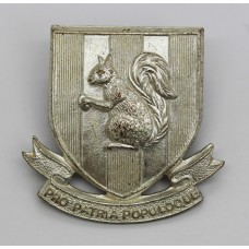 Blundell's School Tiverton O.T.C. Silver Plated Cap Badge