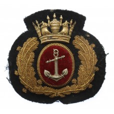 Merchant Navy Officer's Bullion Cap Badge