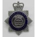 Cambridgeshire Constabulary Senior Officer's Enamelled Cap Badge - Queen's Crown