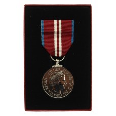 2012 Queen Elizabeth II Diamond Jubilee Medal in Box of Issue