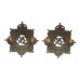 Pair of George VI Royal Army Service Corps (R.A.S.C.) Officer's Service Dress Collar Badges - King's Crown