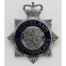 Cleveland Constabulary Senior Officer's Enamelled Cap Badge - Queen's Crown