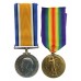 WW1 British War & Victory Medal Pair - Pte. G. Waite, Royal Berkshire Regiment
