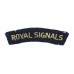 Royal Corps of Signals (ROYAL SIGNALS) Cloth Shoulder Title