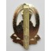 Queen's Lancashire Regiment Anodised (Staybrite) Cap Badge - Queen's Crown