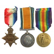 WW1 1914-15 Star Medal Trio - C. Monkley, A.B., Royal Navy