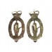 Pair of Antrim Artillery Anodised (Staybrite) Collar Badges