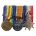 WW1 1914-15 Star Medal Trio - Pte. W. Deakin, 9th Bn. Manchester Regiment