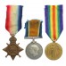 WW1 1914-15 Star Medal Trio - Pte. A. Townsend, Worcestershire Regiment