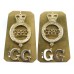 Pair of Grenadier Guards Anodised (Staybrite) Shoulder Titles