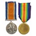 WW1 British War & Victory Medal Pair with East Ham Education Medallion - Cpl. F. Kisbee, Royal Air Force