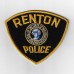 United States Renton Police Cloth Patch