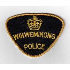 Canadian Wikwemikong Police Cloth Patch