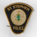 Canadian St. Stephen Police Cloth Patch