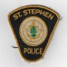 Canadian St. Stephen Police Cloth Patch