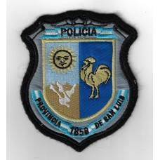 Argentinia Policia Provincia De San Luis Cloth Patch