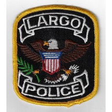 United States Largo Police Cloth Patch