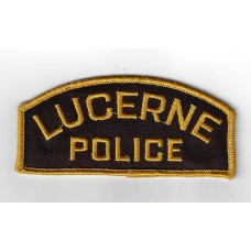 Canadian Lucerne Police Cloth Patch