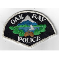 Canadian Oak Bay Police Cloth Patch