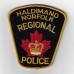 Canadian Haldimand Norfolk Regional Police Cloth Patch