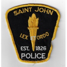 Canadian Saint John Police Cloth Patch