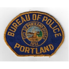 United States Portland Bureau of Police Cloth Patch