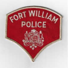 Canadian Fort William Police Cloth Patch