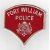Canadian Fort William Police Cloth Patch