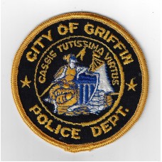 United States City of Griffin Police Department Cloth Patch
