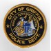 United States City of Griffin Police Department Cloth Patch