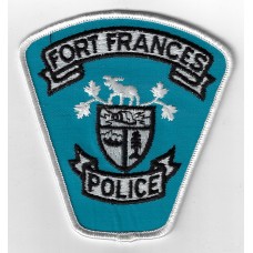 Canadian Fort Frances Police Cloth Patch