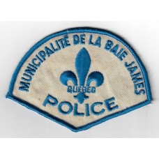 Canadian Quebec Police Municipalite De La Baie James Cloth Patch