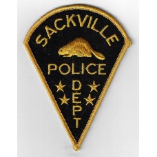 Canadian Sackville Police Department Cloth Patch