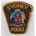 Canadian Sydney Police Cloth Patch