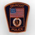 United States Dracut Police Cloth Patch