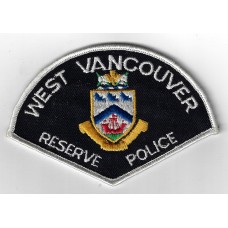 Canadian West Vancouver Reserve Police Cloth Patch