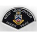 Canadian West Vancouver Reserve Police Cloth Patch