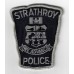 Canadian Stragthroy Police Cloth Patch