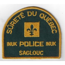Canadian Surete Du Quebec INUK Police INUK Saglouc Cloth Patch