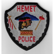United States Hemet Police Cloth Patch