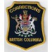 Canadian British Columbia Corrections Cloth Patch